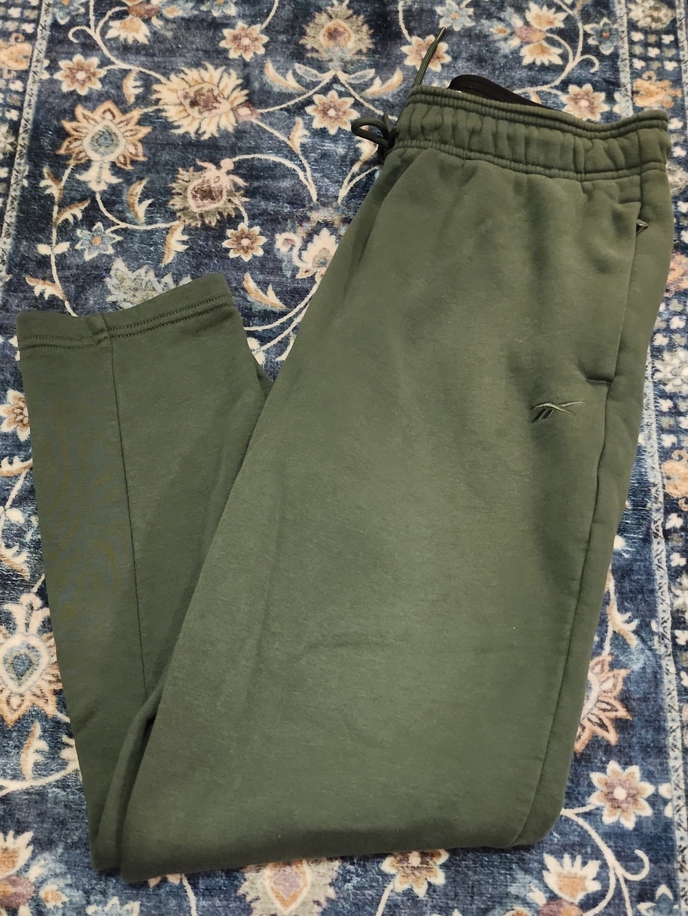 Reebok Olive Green Sweat Joggers